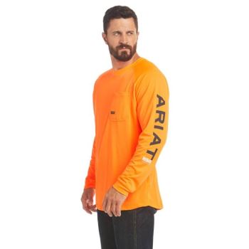 Ariat Rebar Heat Fighter T-Shirt Oranžové | Zez2FfV3