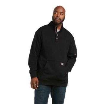 Ariat Rebar Overtime Fleece Svetrove Saty Čierne | 6RcQ4HJi