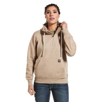 Ariat Rebar Skill Set 1/2 Zip Hoodie Tmavo | F2K3Pqbd