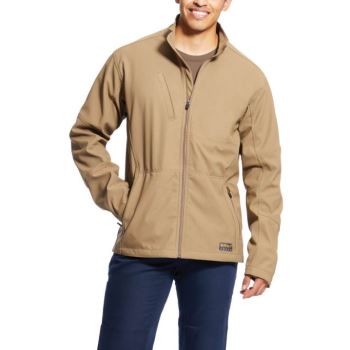 Ariat Rebar Stretch Platene Softshell Jacket Hnedožltý | Ul4ZUF7t