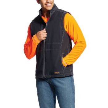 Ariat Rebar Stretch Platene Softshell Vest Čierne | BqR3fsMA