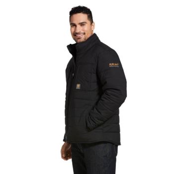 Ariat Rebar Valiant Ripstop Insulated Jacket Čierne | 58VS4aZz