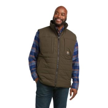 Ariat Rebar Valiant Stretch Platene Vody Resistant Insulated Vest Wren | ixtXSrmR