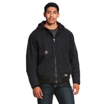 Ariat Rebar Washed DuraCanvas Insulated Jacket Čierne | dTx2l4ej