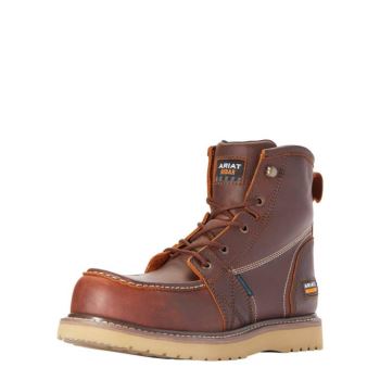Ariat Rebar Wedge Moc Spicou 6" Nepremokave Composite Spicou Pracovná Boot Meď | bEoxPuhf