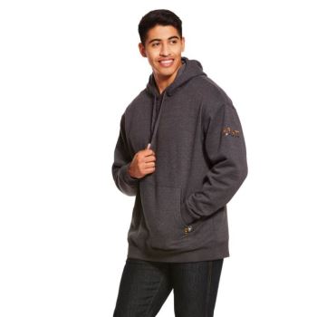 Ariat Rebar Workman Hoodie Tmavo Siva | el4LqlCW