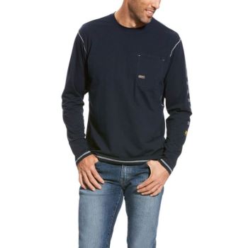 Ariat Rebar Workman Logo Námornícka Modrá | xYPtDMEb