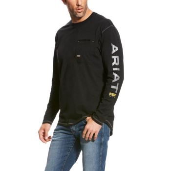 Ariat Rebar Workman Logo Čierne | APlbAsIE