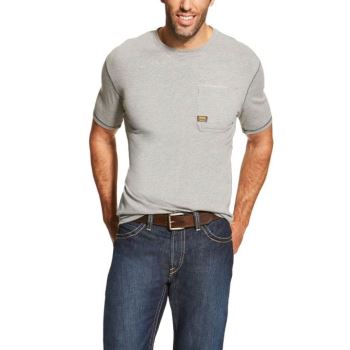 Ariat Rebar Workman T-Shirt Siva | gX57rxo2