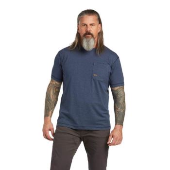 Ariat Rebar Workman T-Shirt Slate Heather | 27hzO8yh