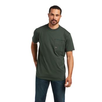 Ariat Rebar Workman T-Shirt Tmavo | 4dLrBtmU