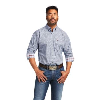 Ariat Relentless Indomitable Stretch Klasické Fit Shirt Cerulean | UTxNO9Dq