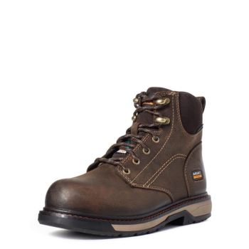 Ariat Riveter 6" CSA Nepremokave Composite Spicou Pracovná Boot Tmavo Hnede | 2NCEWw8J