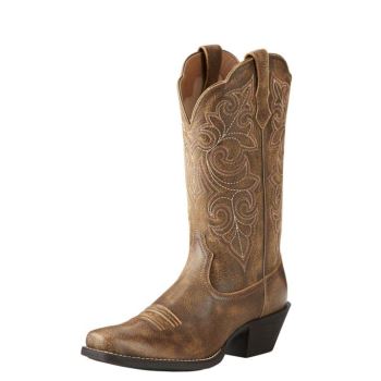 Ariat Round Up Square Spicou Western Boot Vintage Bomber | gxMUqeDf