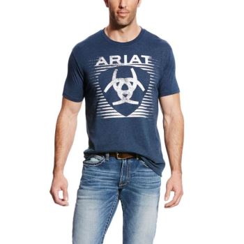 Ariat Shade Tee T-Shirt Námornícka Modrá | xGqgqHke