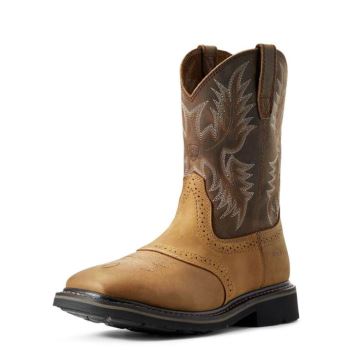 Ariat Sierra Siroke Topanky Square Spicou Pracovná Boot Aged Bark | VGSNNAzv