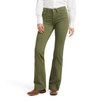 Ariat Slim Trouser Ella Siroke Topanky Leg Jean Zelene | wXocPetk