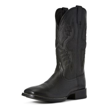 Ariat Solado VentTEK Western Boot Čierne Tmavo Siva | FbCPcIV9
