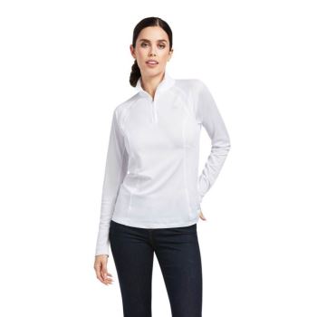 Ariat Sunstopper 2.0 1/4 Zip Baselayer Biele | GsYfYg69