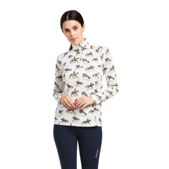 Ariat Sunstopper 2.0 1/4 Zip Baselayer Good Show Print | 8NbOU54R