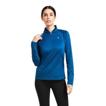 Ariat Sunstopper 2.0 1/4 Zip Baselayer Modre | 279NmcH5
