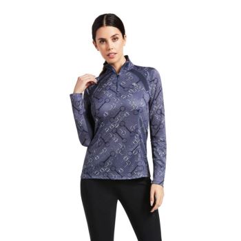 Ariat Sunstopper 2.0 1/4 Zip Baselayer Siva | FnjDKg2g