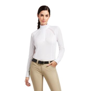 Ariat Sunstopper Pro 2.0 Show Shirt Biele | FRy5JVb0