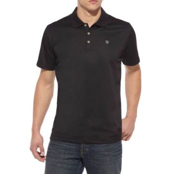 Ariat TEK Polo Čierne | 8ovXmbEQ