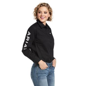 Ariat Team Kirby Stretch Shirt Siva | V69N0Enu