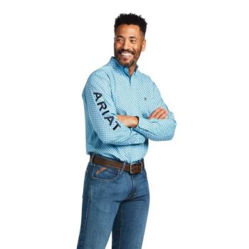 Ariat Team Stellan Fitted Shirt Riviera | VxhTHAvA