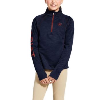 Ariat Tek Team 1/2 Zip Sweatshirt Námornícka Modrá | bTNbRUAr