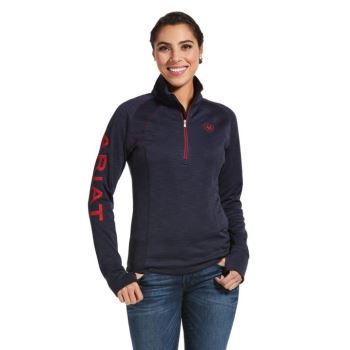 Ariat Tek Team 1/2 Zip Sweatshirt Námornícka Modrá | klhZqZc8