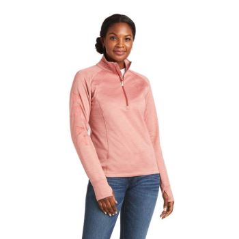 Ariat Tek Team 1/2 Zip Sweatshirt Siva Ruzove | RnJdlINP