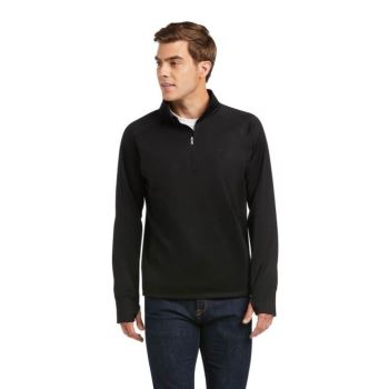 Ariat Tek Team 1/2 Zip Sweatshirt Čierne | QEiocTsK