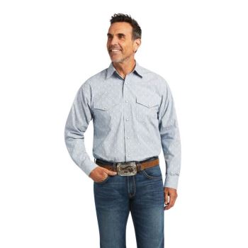 Ariat Tobin Klasické Fit Shirt Skyfall | 0JgAH5kJ