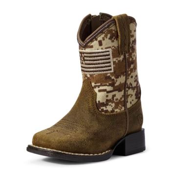 Ariat Toddler Lil' Stompers Dallas Boot Hnede | c9h5tEMu
