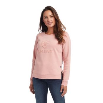 Ariat Torrey Sweatshirt Island Blush | CXFk8WHd
