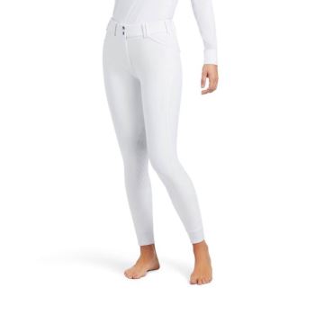 Ariat Tri Factor Grip Knee Patch Breech Biele | N11mLocy