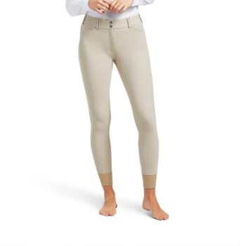 Ariat Tri Factor Grip Knee Patch Breech Hnede | UoOK59TP