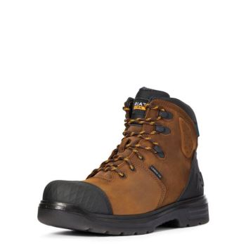 Ariat Turbo Outlaw 6" Nepremokave Carbon Spicou Pracovná Boot Hnede | tgiY2Reo