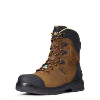 Ariat Turbo Outlaw 8" CSA Nepremokave Carbon Spicou Pracovná Boot Hnede | pzzB3WF0