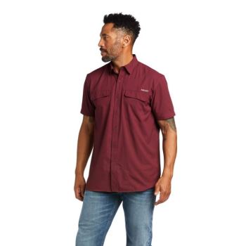 Ariat VentTEK Outbound Fitted Shirt Zinfandel | RoYUbryT