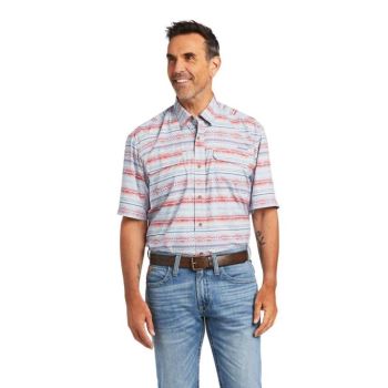 Ariat VentTEK Outbound Klasické Fit Shirt Modre | 4Zgq94bB