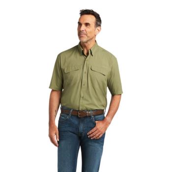 Ariat VentTEK Outbound Klasické Fit Shirt Tmavo Zelene | RI5iOB9t
