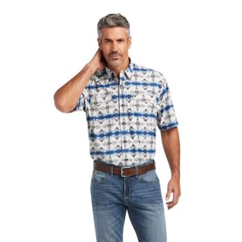 Ariat VentTEK Outbound Klasické Fit Shirt Svetlo Modre | kaKOfpOL
