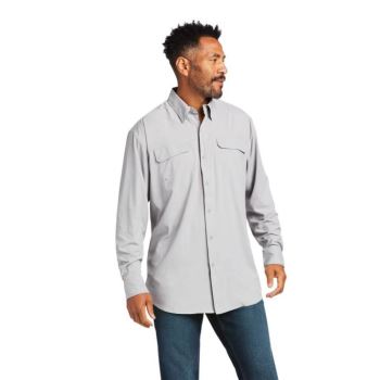 Ariat VentTEK Outbound Klasické Fit Shirt Siva | uyRgMDks