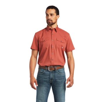 Ariat VentTEK Western Fitted Shirt Marsala | N9f6yexY