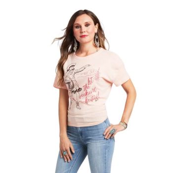 Ariat Welcome Tee Peach Melba | fiNgeZQL