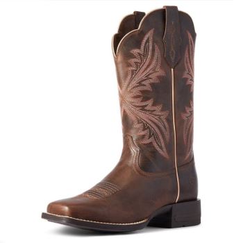 Ariat West Bound Western Boot Hnede | Fhf0FAVn