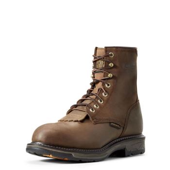 Ariat WorkHog 8" Nepremokave Composite Spicou Pracovná Boot Hnede | alGxSBzJ